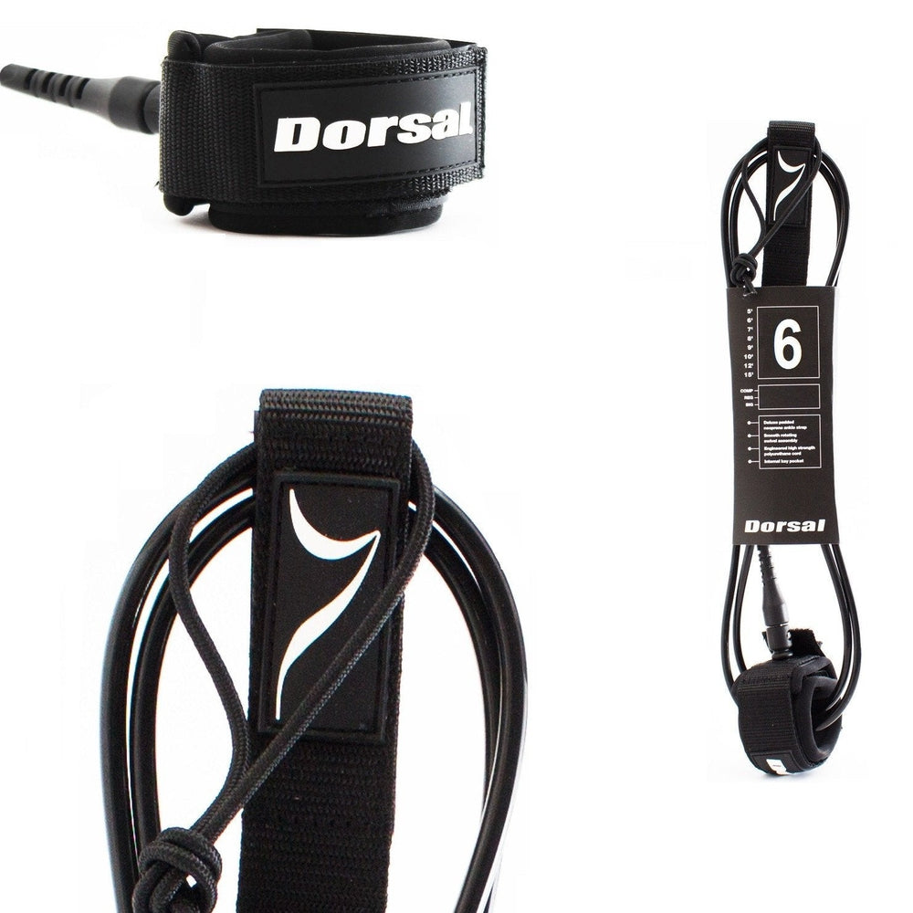 DORSAL Surfboard & SUP Leash - Black