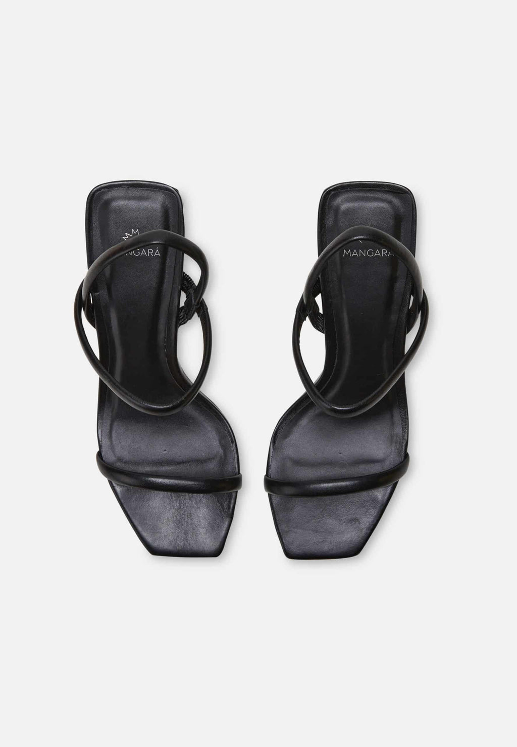 Palmito Goat Black Leather Sandals – 6.5cm Block Heel
